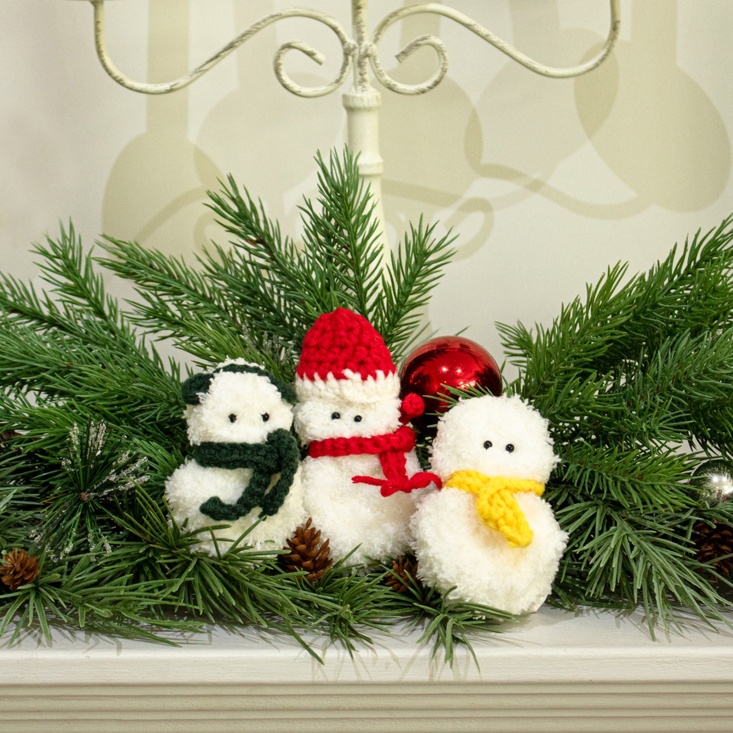 Anywool Moru Snowman Set | Pattern ONLY