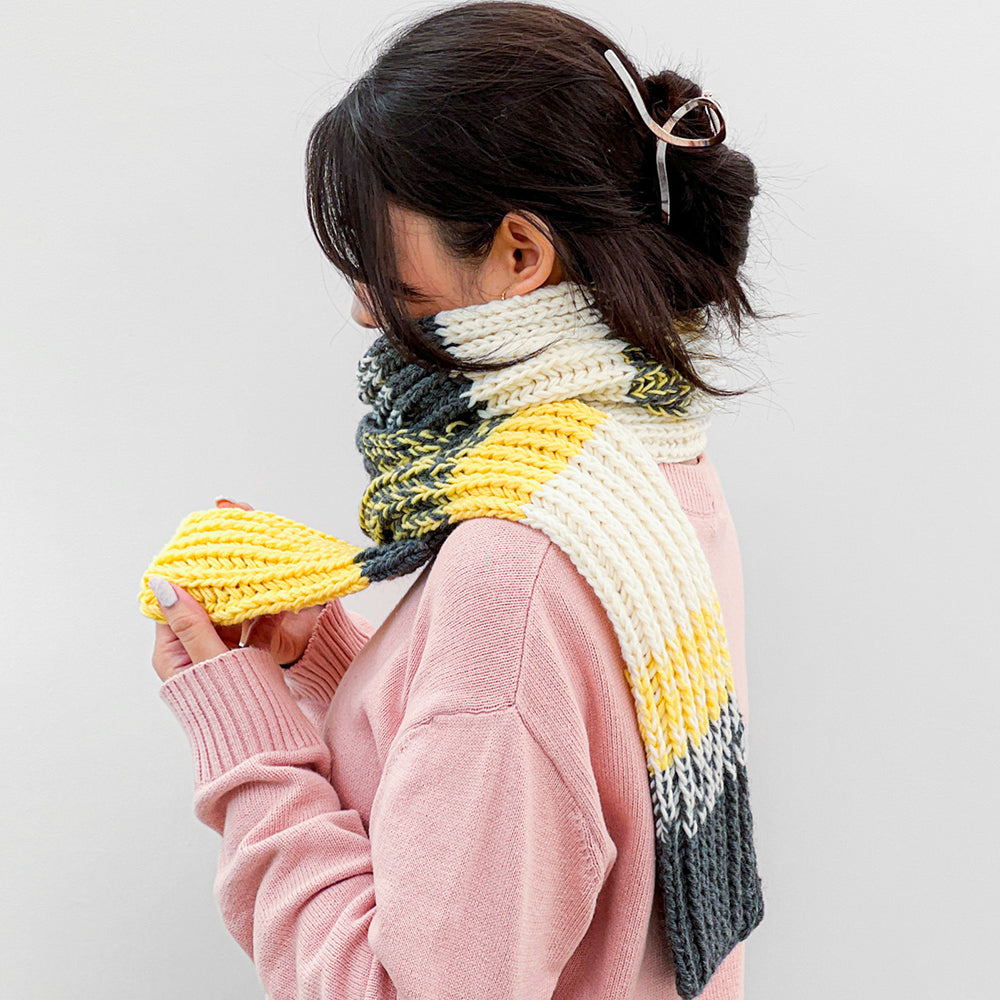 Happywool Mixnut Muffler | Pattern ONLY
