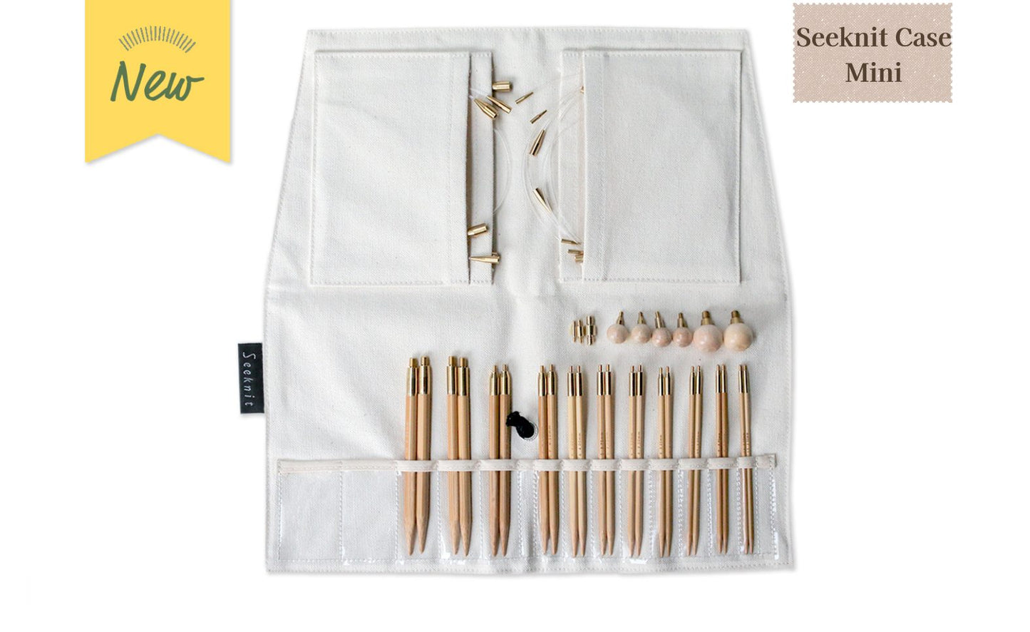 Seeknit Koshitsu Bamboo Interchangeable Circular Knitting Needle Premium Set 2