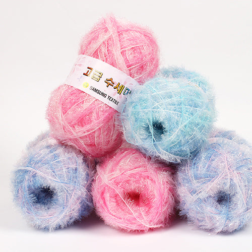 Scrubber Yarn Blingbling & Variegated Colors (80g)