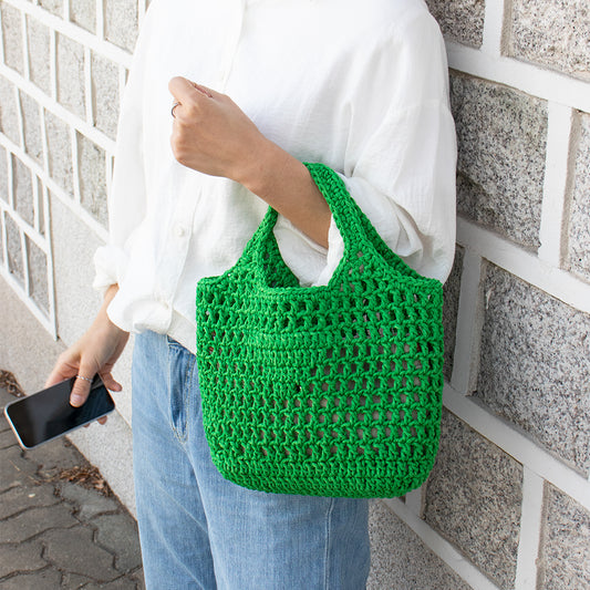 ビスケット三角ネットバッグ_編み図 - JAPANESE ver.