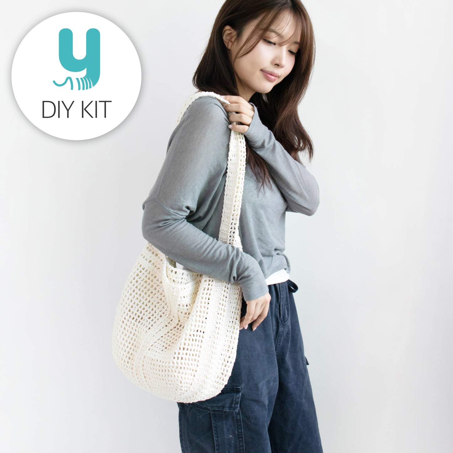 DIY パッケージ | シャブリチェック ネットポケットバッグ