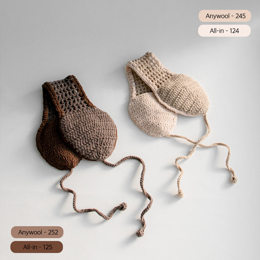 DIY パッケージ | Anywool イヤーウォーマー