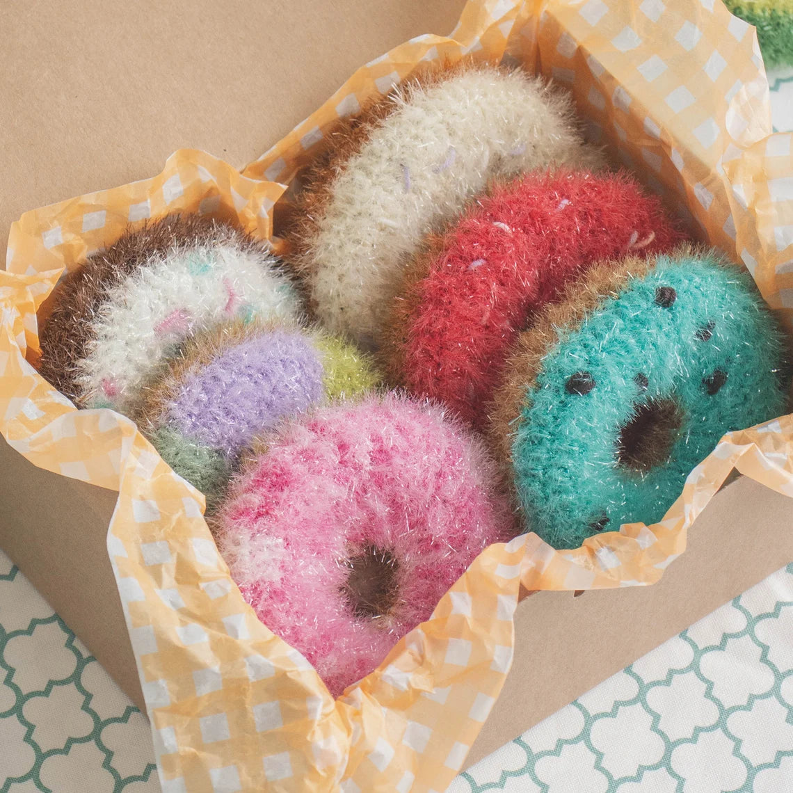 (Easy) Doughnuts Crochet Scrubber | Pattern ONLY