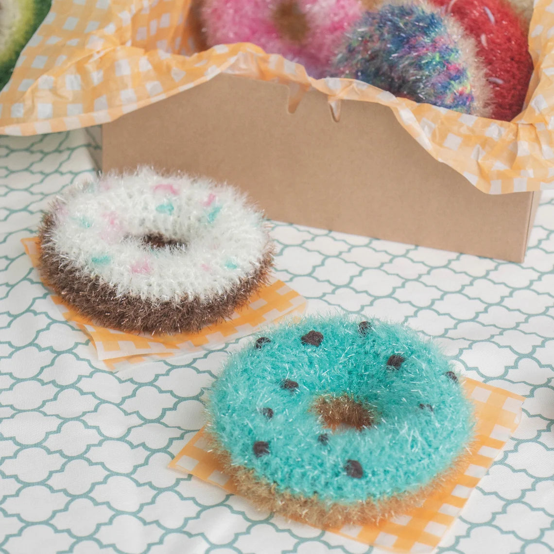 (Easy) Doughnuts Crochet Scrubber | Pattern ONLY