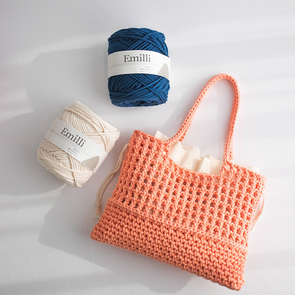 Emilli Rectangle Net Bag | Pattern ONLY