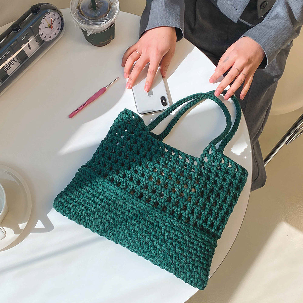 Emilli Rectangle Net Bag | Pattern ONLY