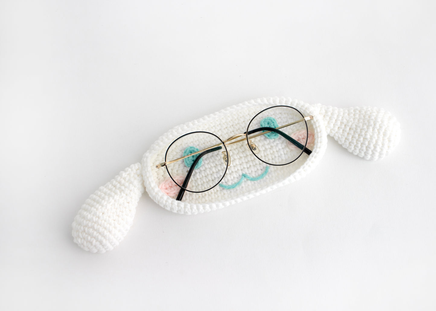 Happy Cotton Glasses Tray | Pattern ONLY