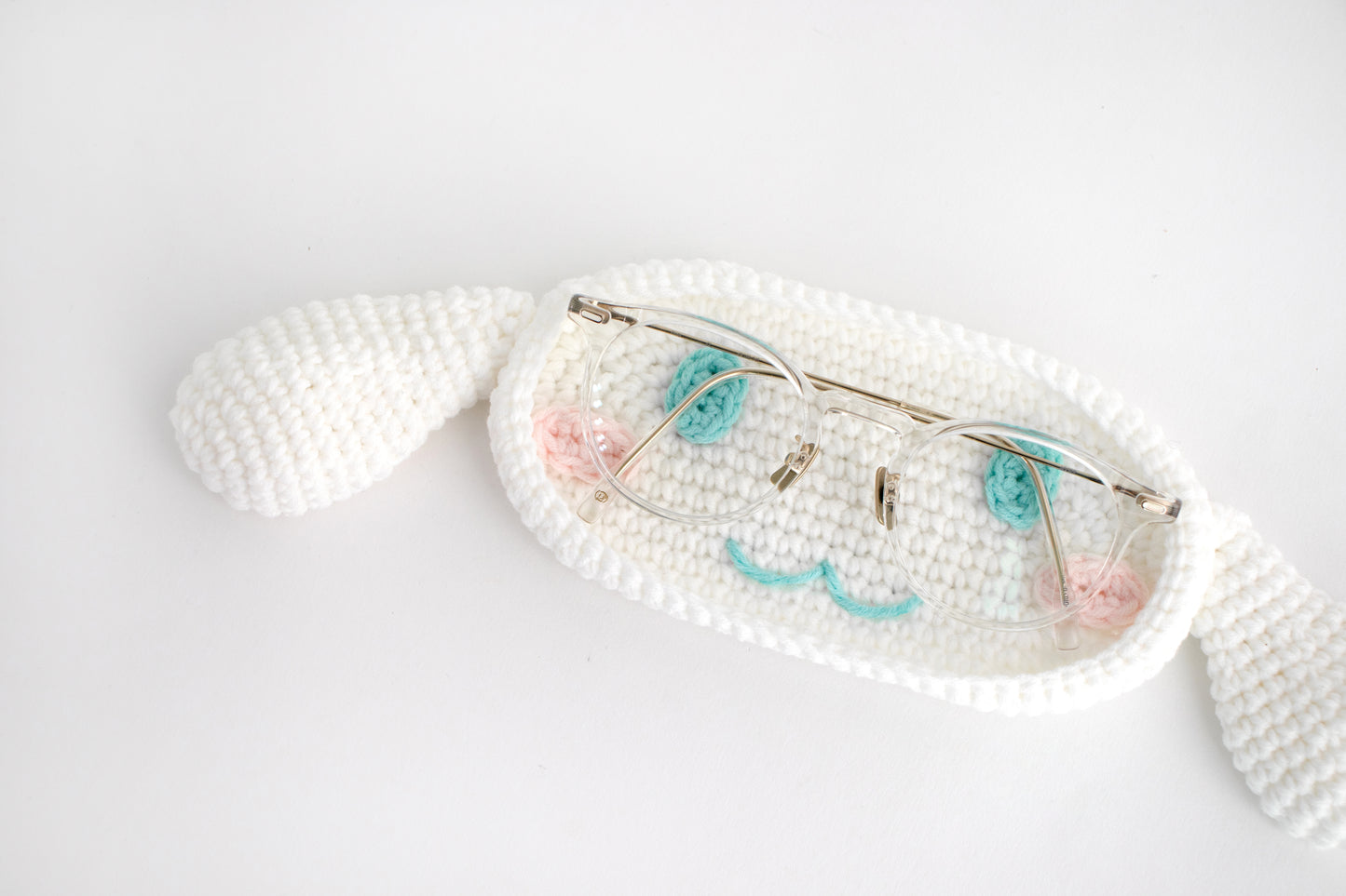 Happy Cotton Glasses Tray | Pattern ONLY