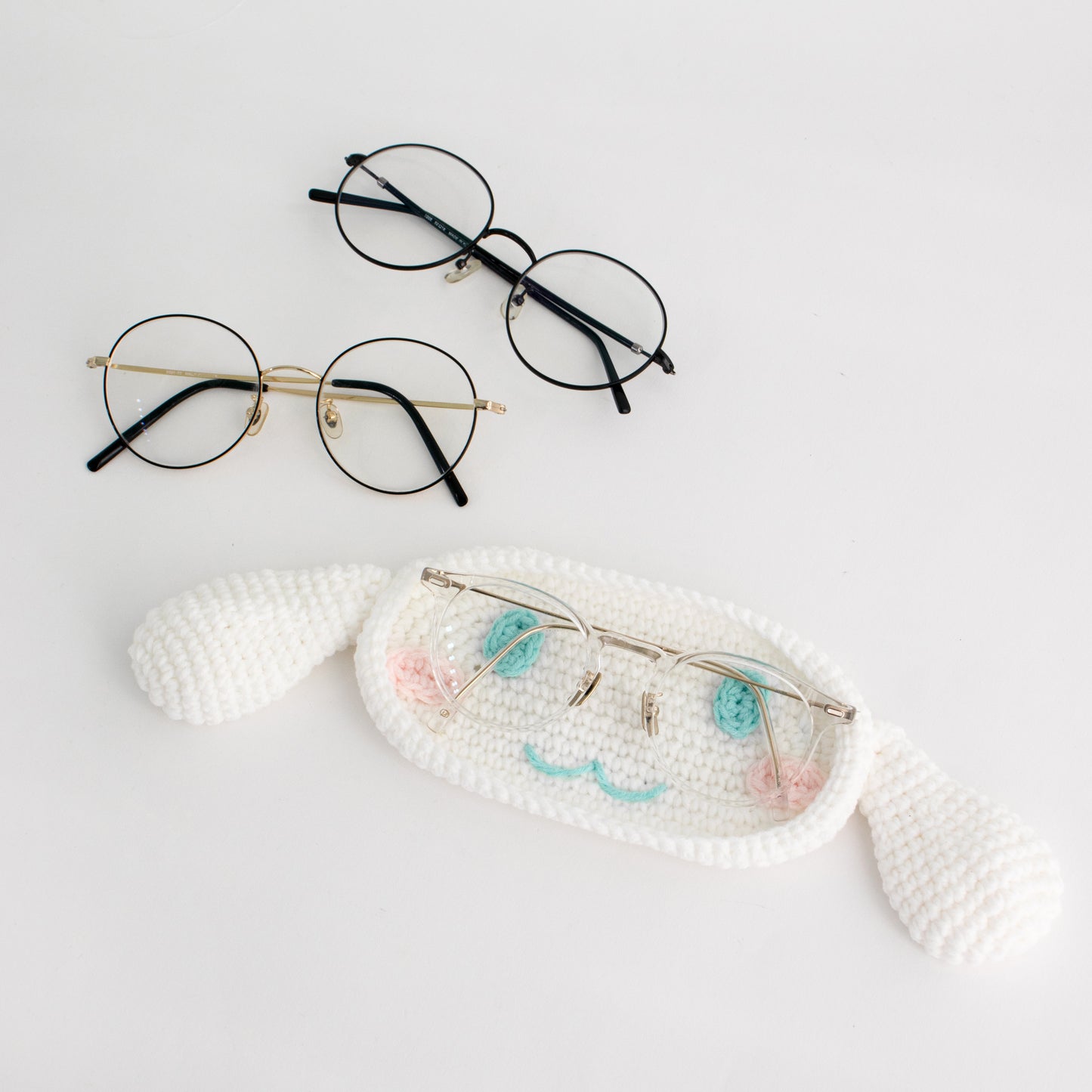 Happy Cotton Glasses Tray | Pattern ONLY