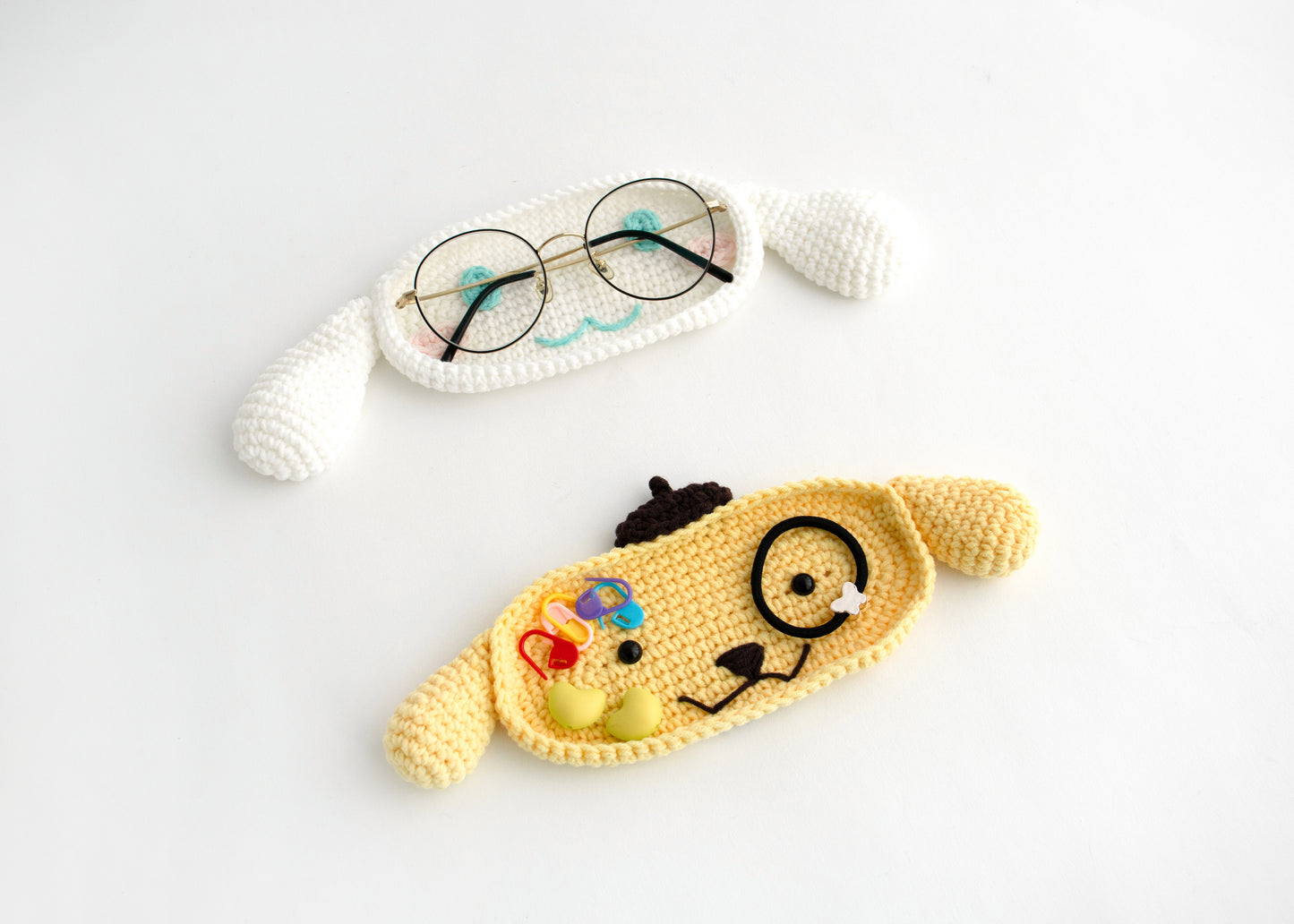 Happy Cotton Glasses Tray | Pattern ONLY