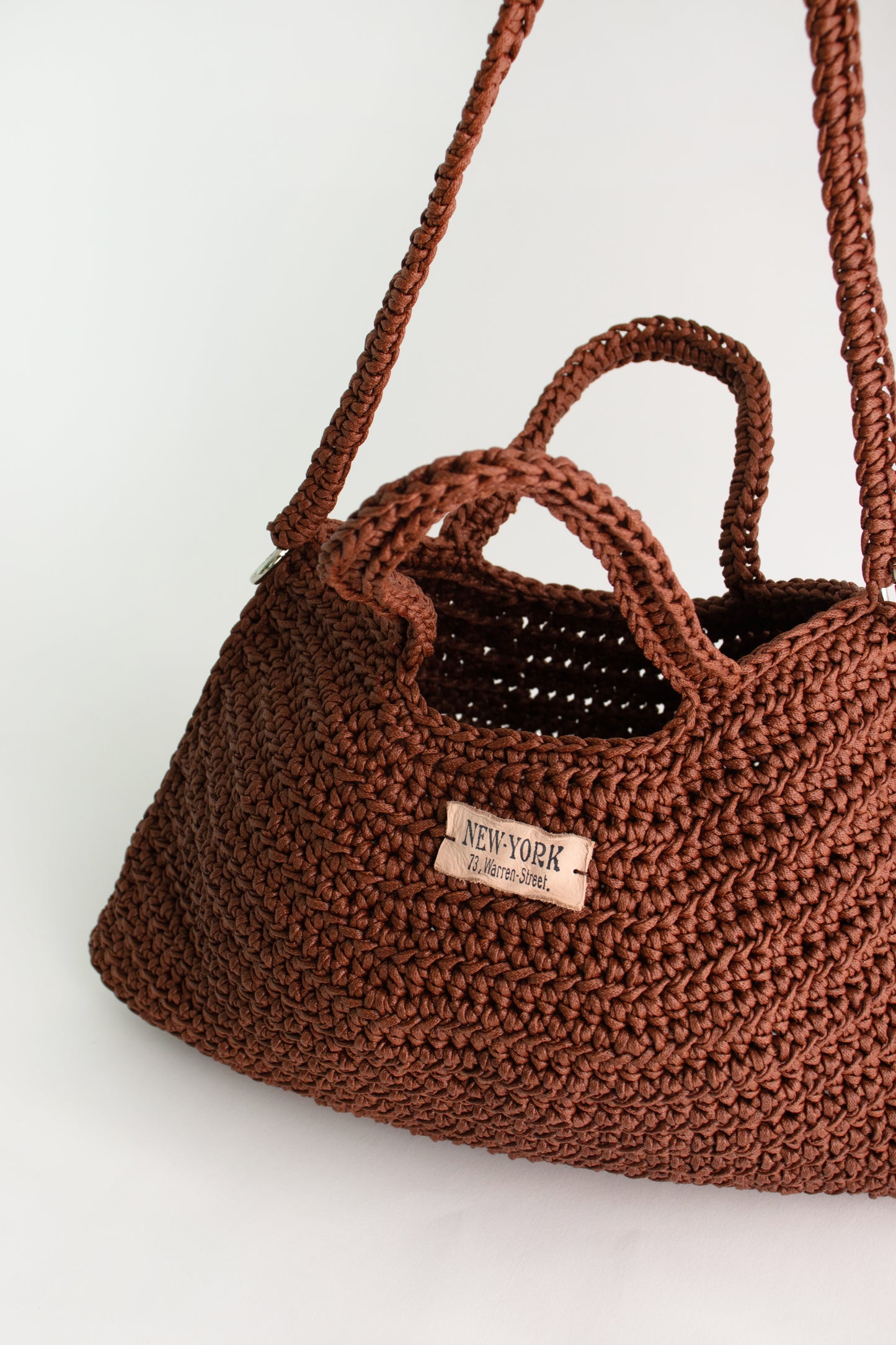 Plain Leather Two-way Bag | Pattern ONLY