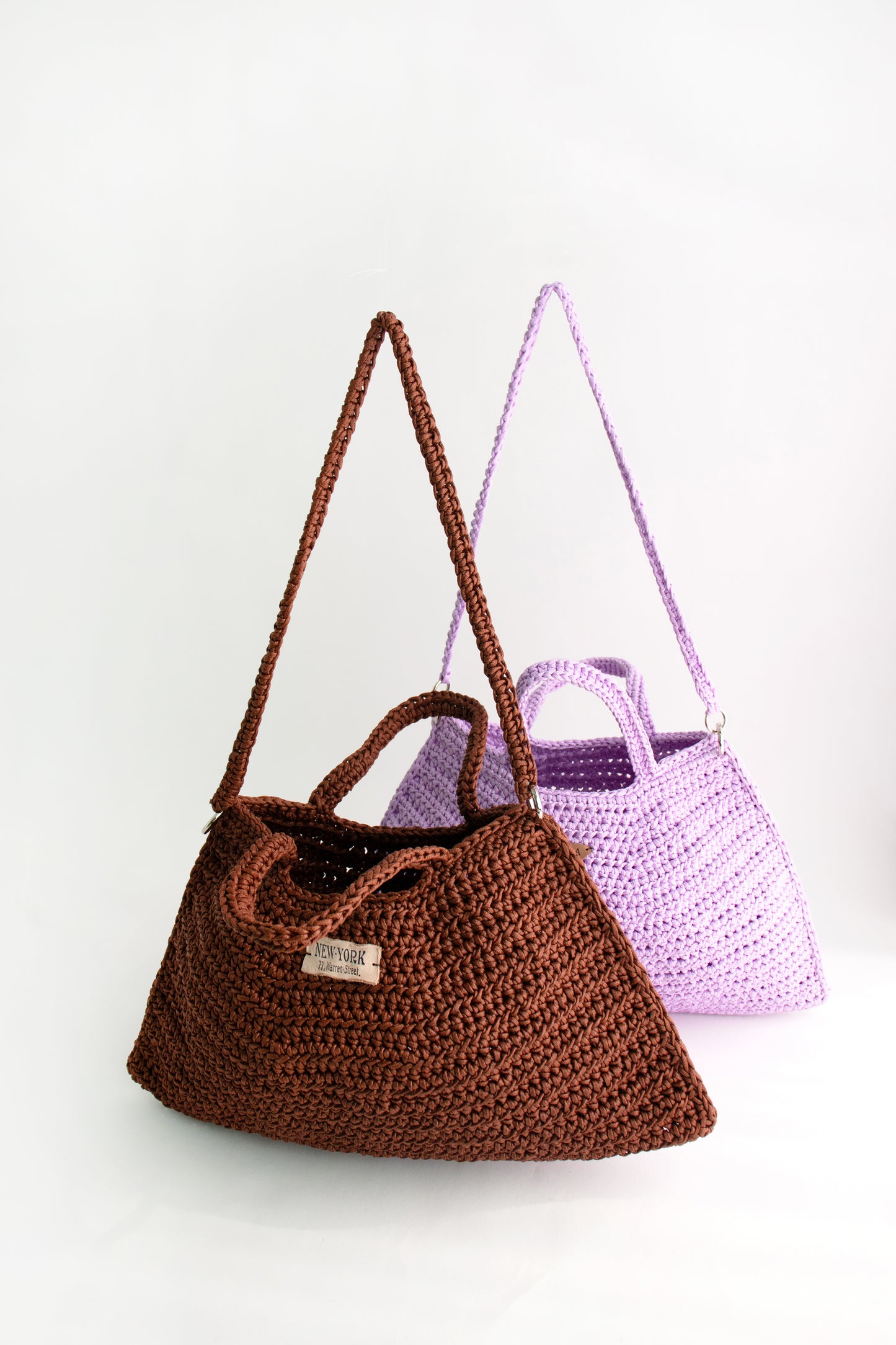 Plain Leather Two-way Bag | Pattern ONLY