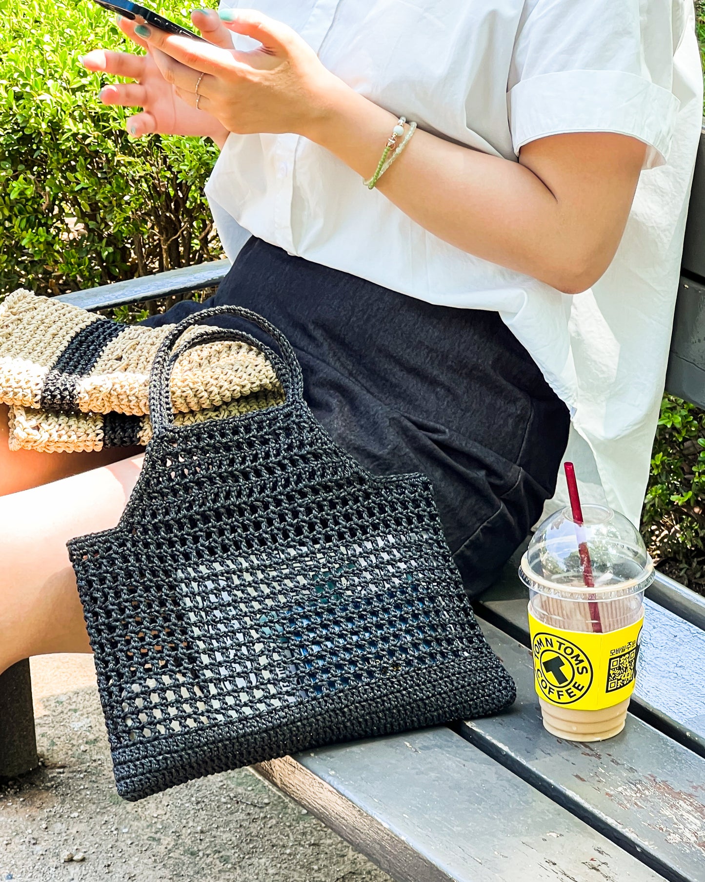 Sandy Flat Net Bag | Pattern ONLY