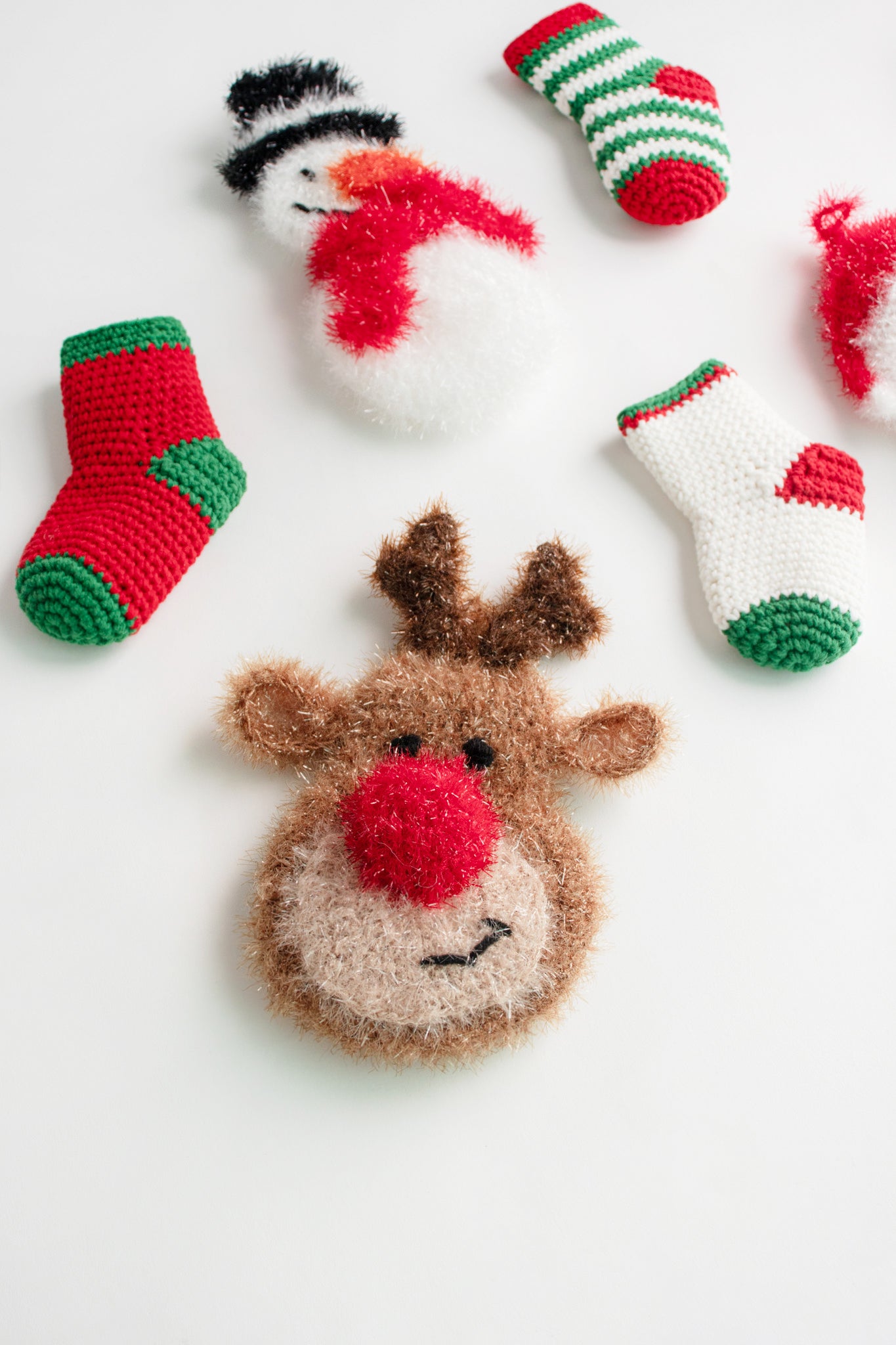 Christmas Rudolph High Luffa | Pattern ONLY