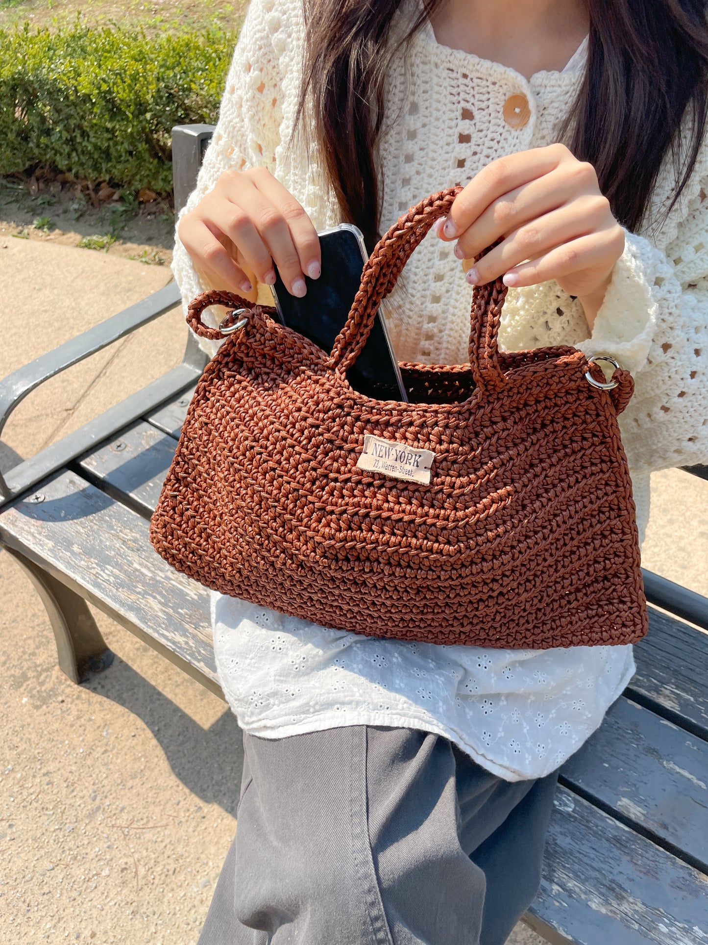 DIY Package | Plain Leather Two-way Bag