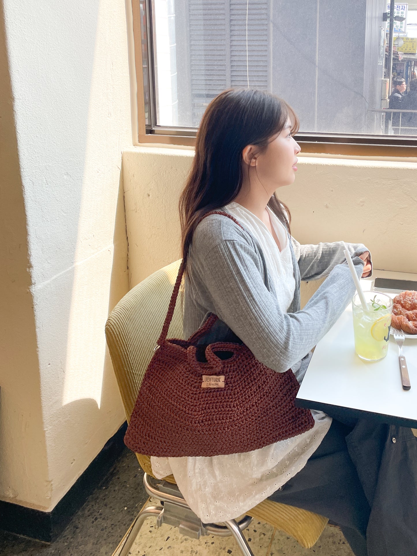 Plain Leather Two-way Bag | Pattern ONLY