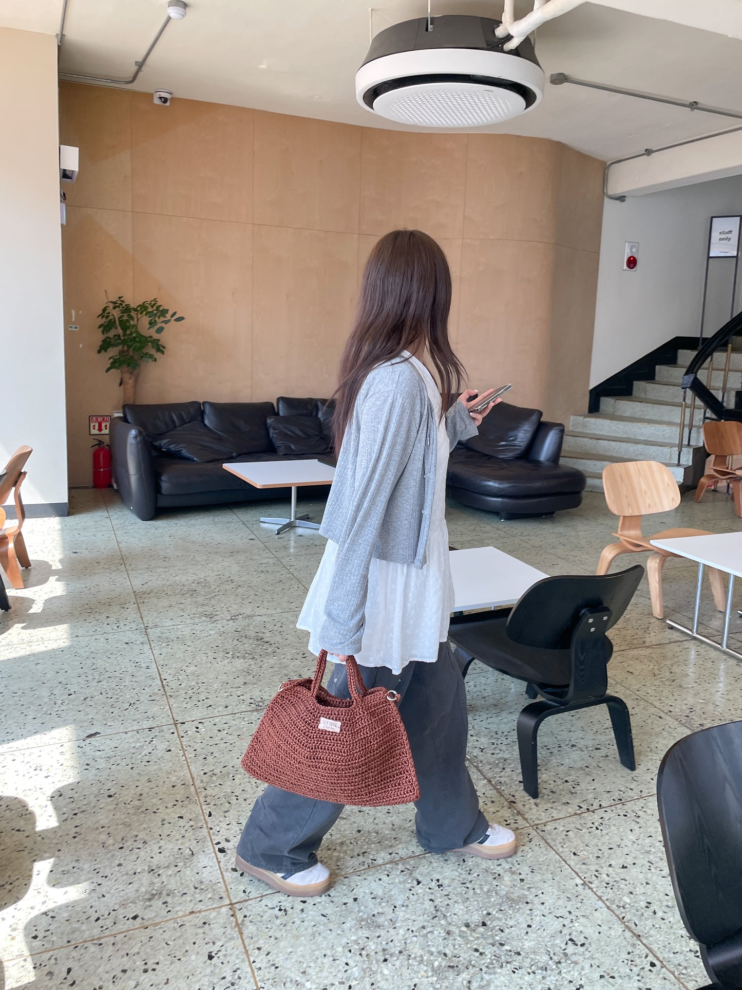 Plain Leather Two-way Bag | Pattern ONLY