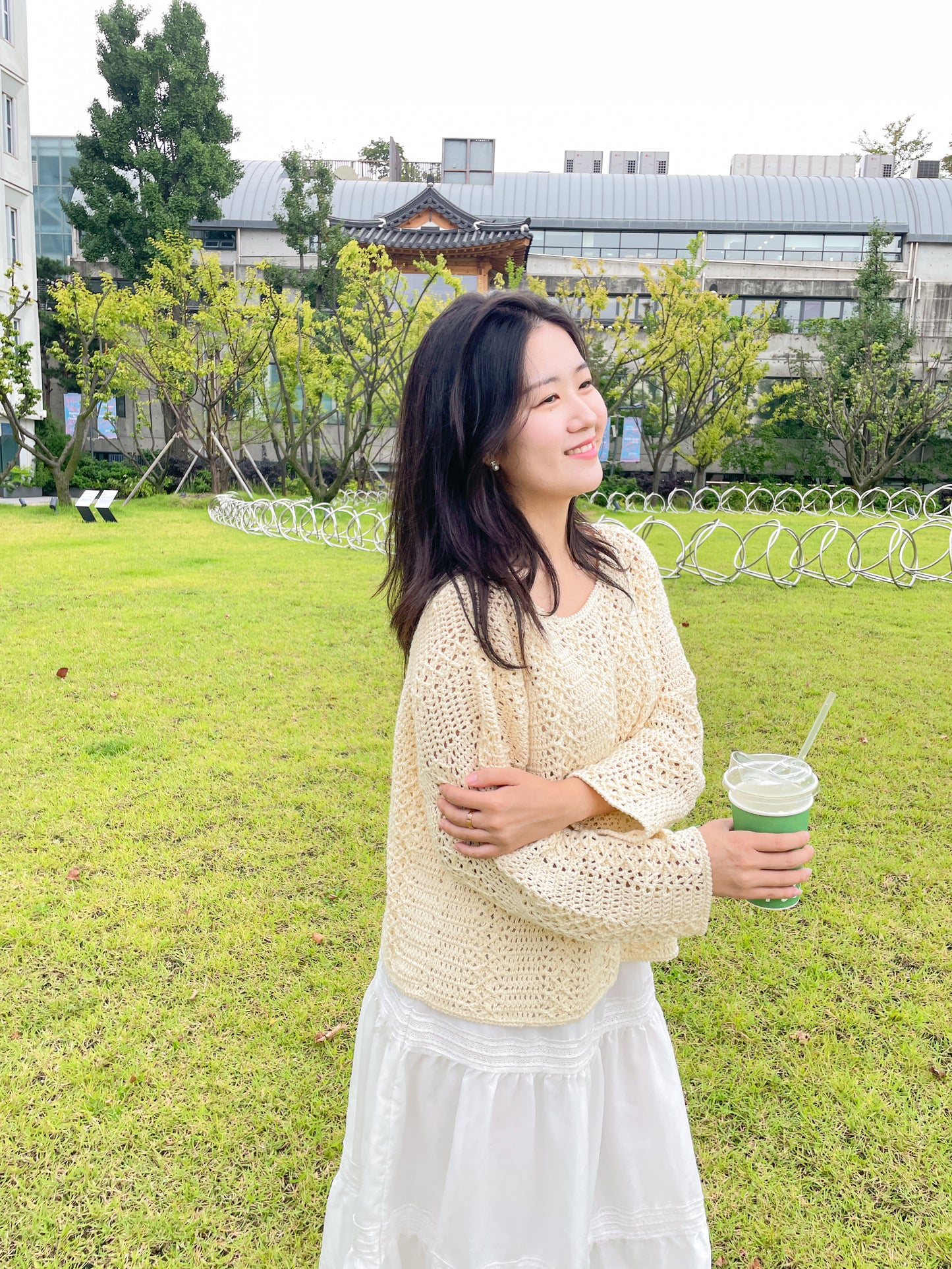 Cotton Cream Mori Sweater | Pattern ONLY
