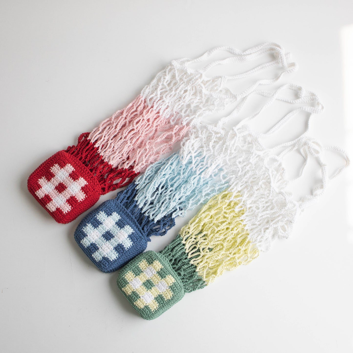 Chablis Check Net Pocket Bag | Pattern ONLY