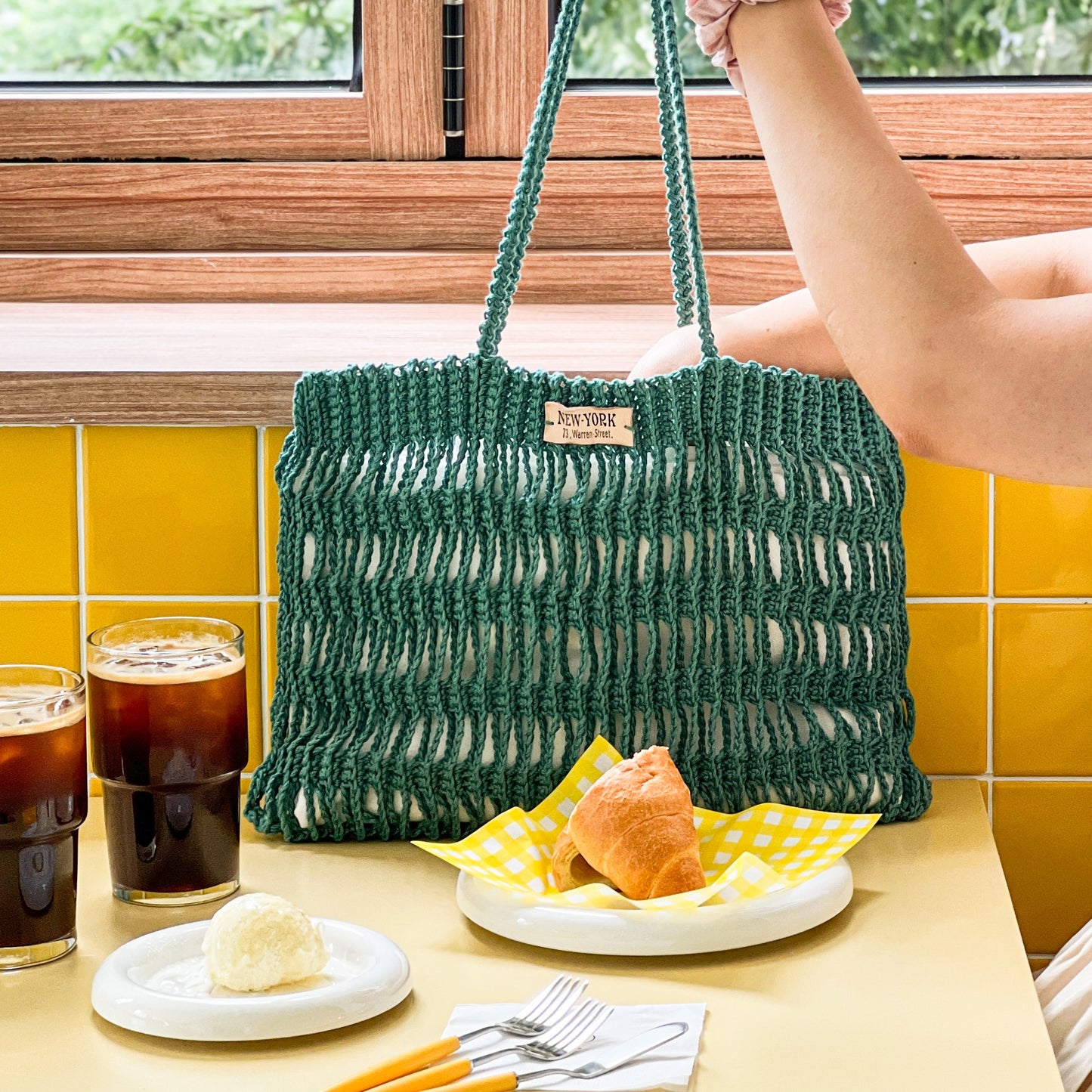 Lire Square Net Bag | Pattern ONLY