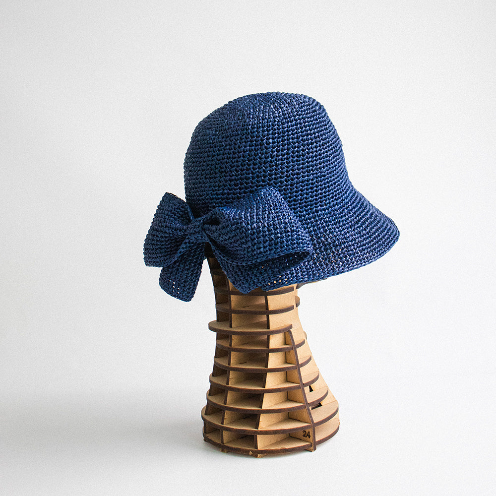 Lattan Romantic Bow Hat | Pattern ONLY