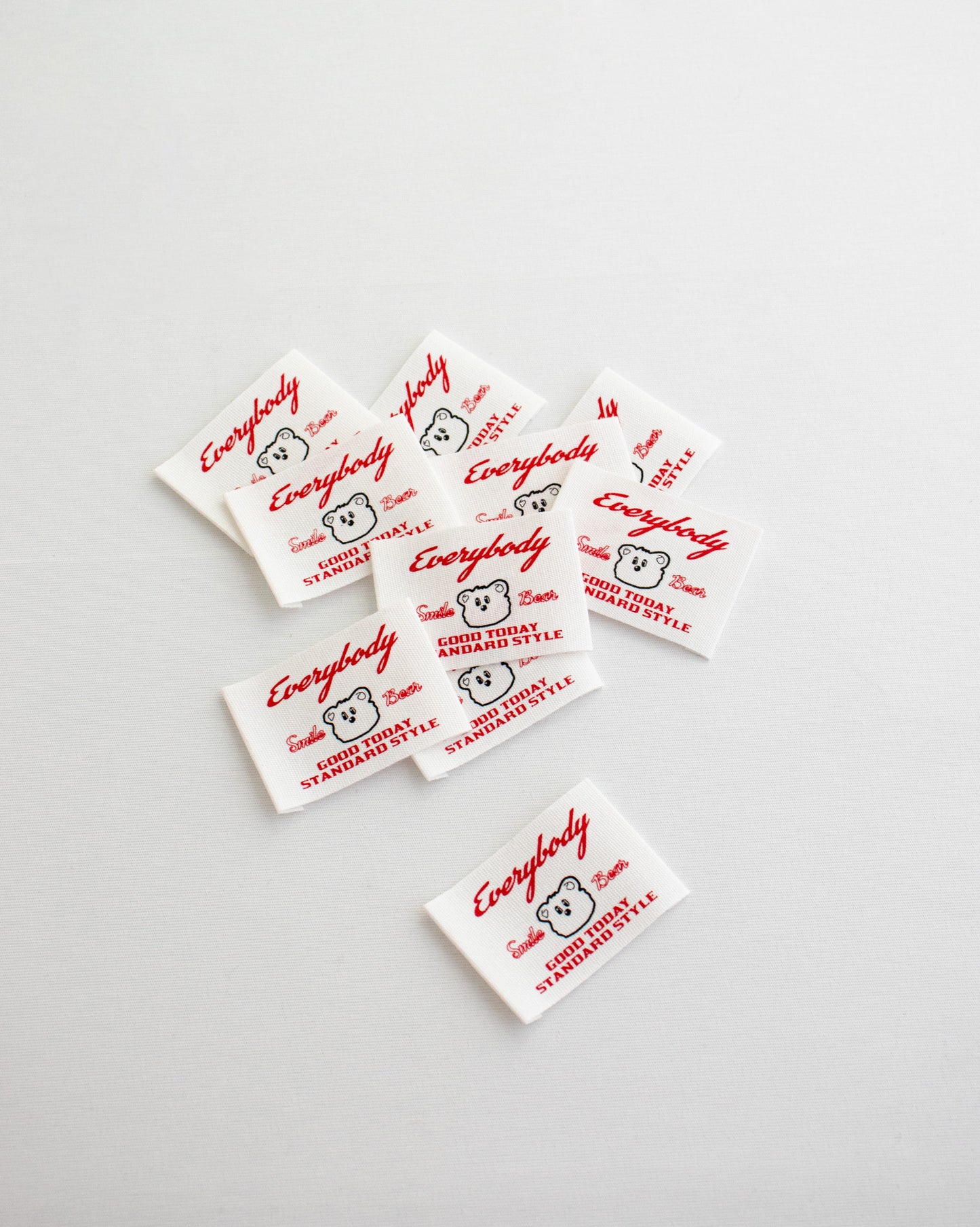 Smile Bear Cotton Label