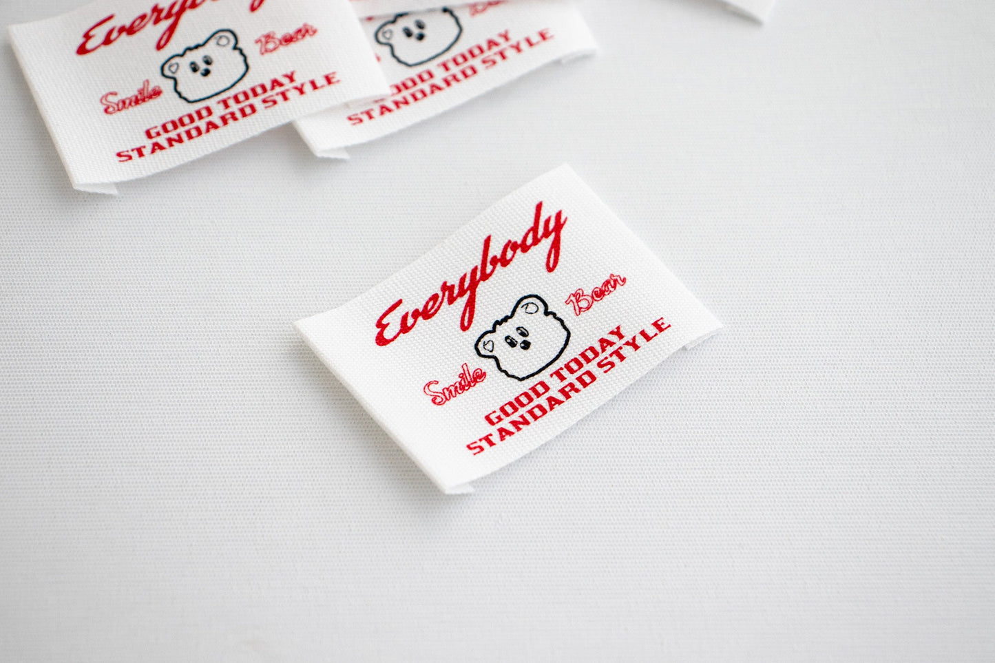 Bear Friends Cotton Label