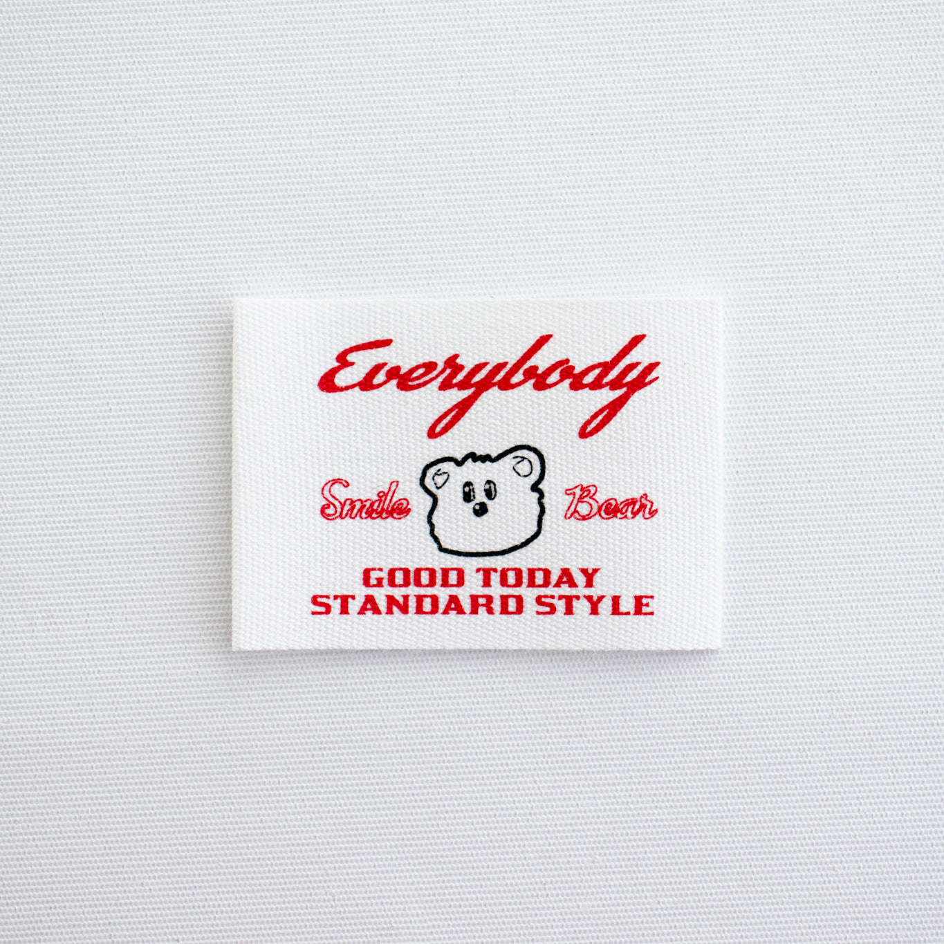 Smile Bear Cotton Label