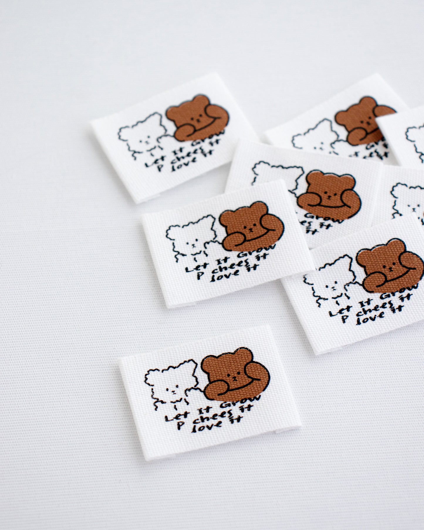 Bear Friends Cotton Label