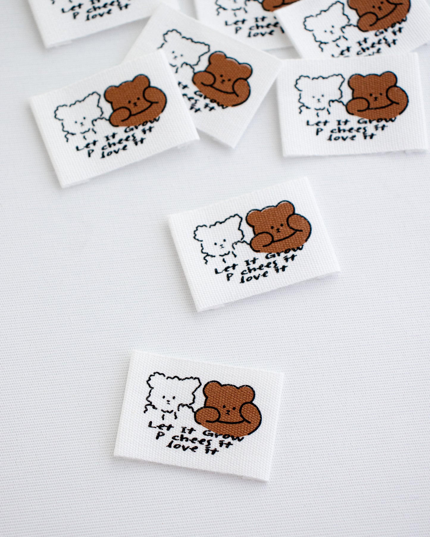 Bear Friends Cotton Label