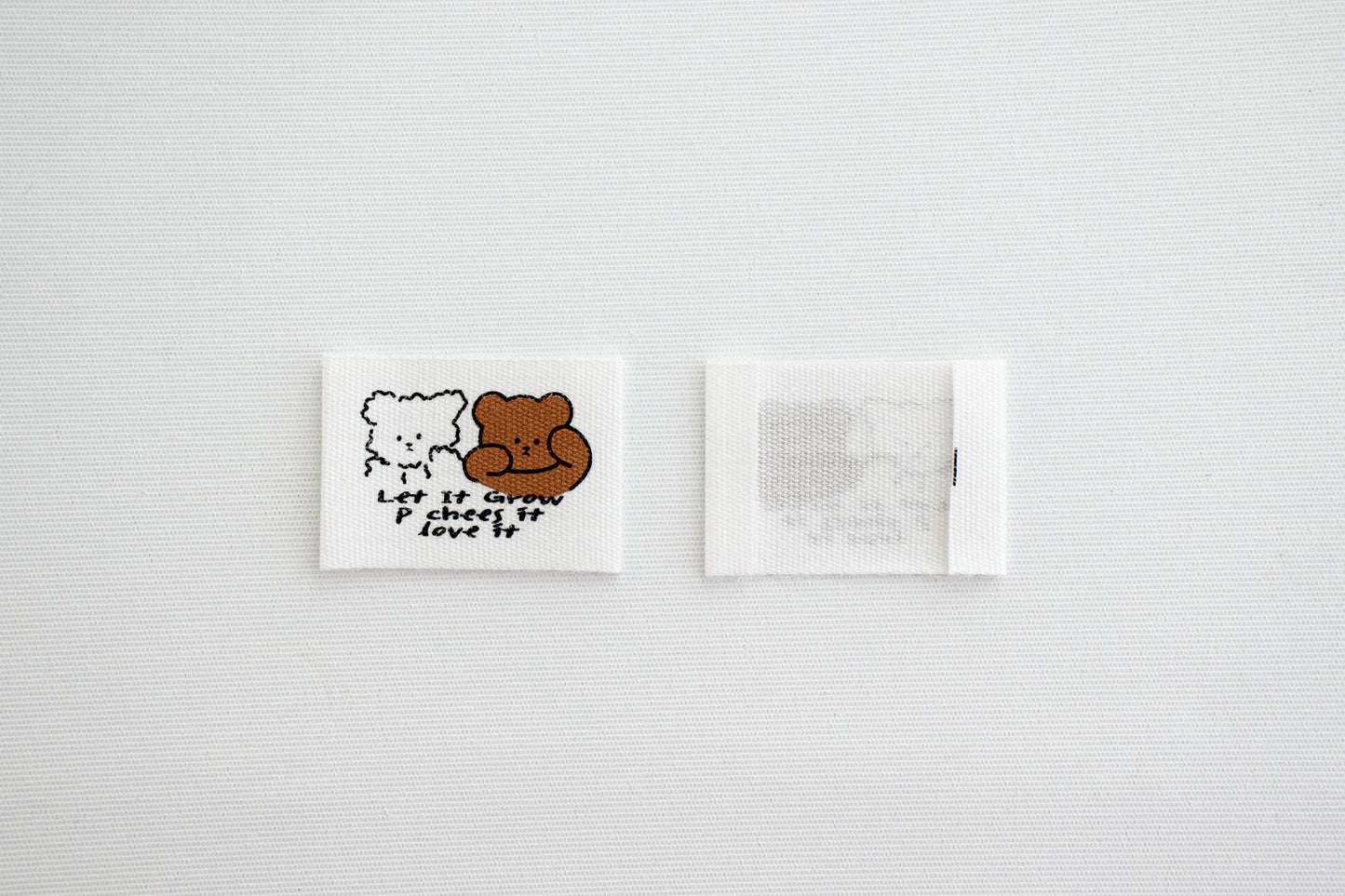Bear Friends Cotton Label