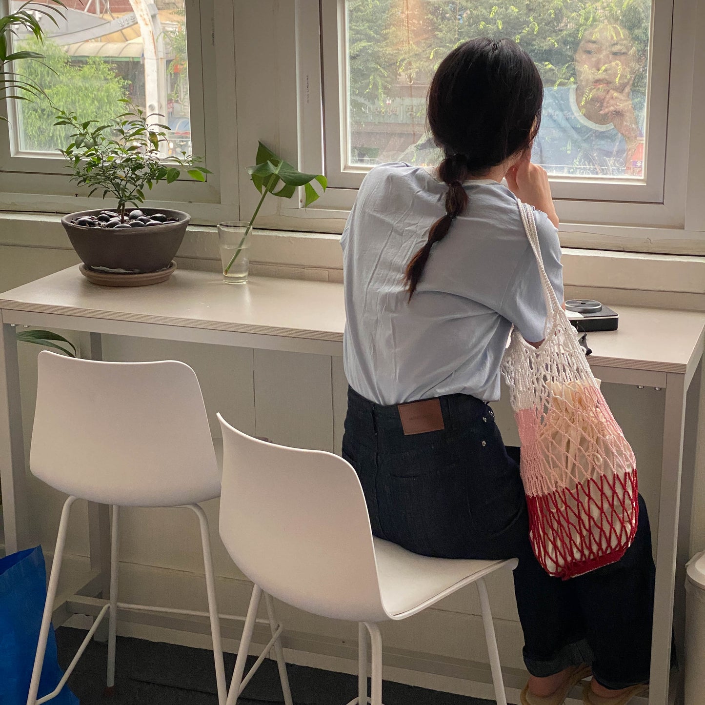 Chablis Check Net Pocket Bag | Pattern ONLY