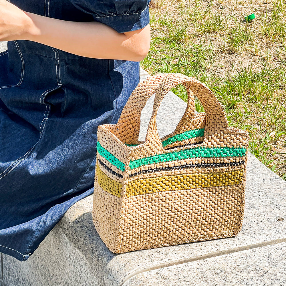 Lattan Woven Square Bag | Pattern ONLY
