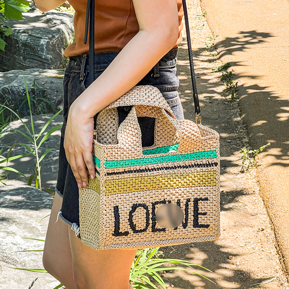 Lattan Woven Square Bag | Pattern ONLY