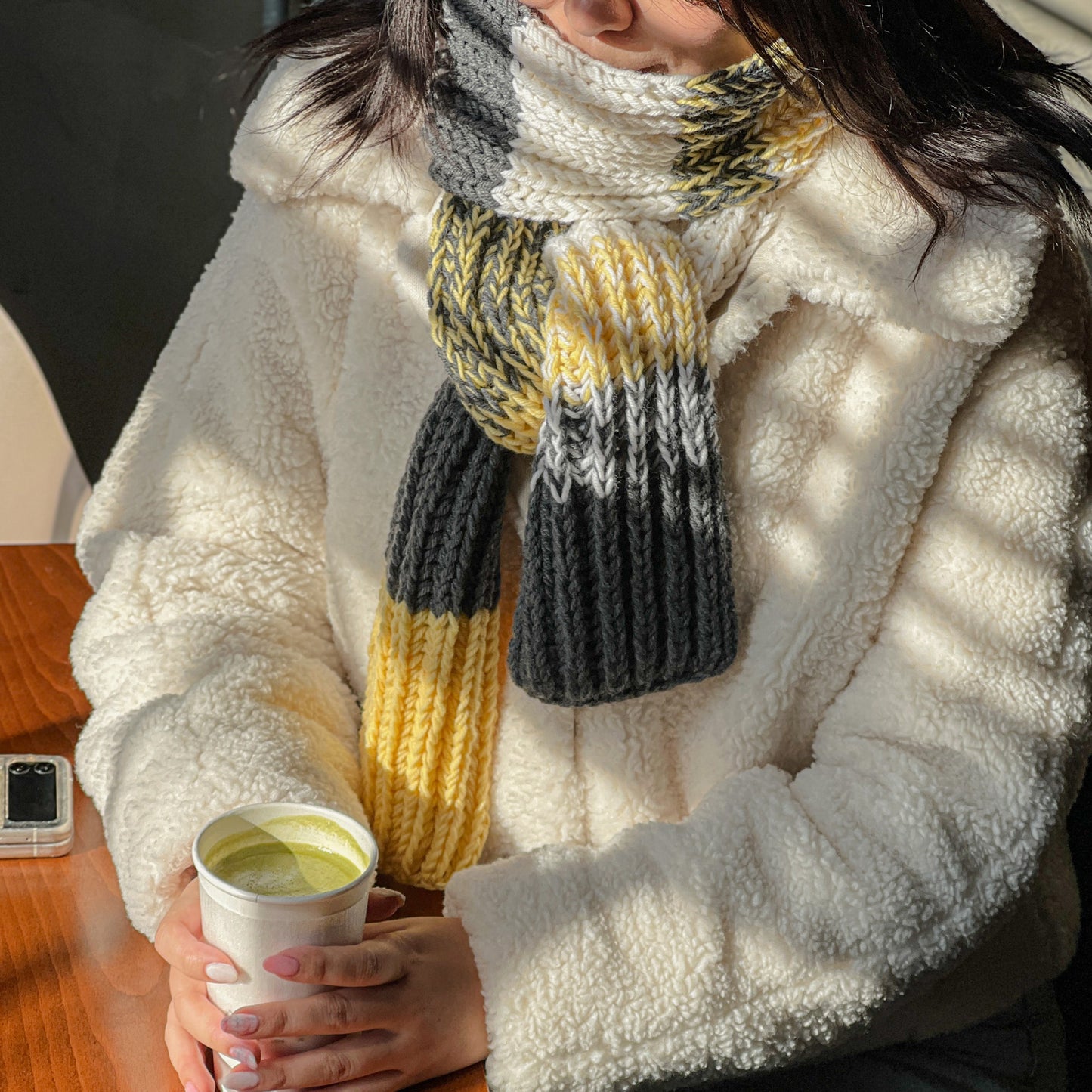 Happywool Mixnut Muffler | Pattern ONLY