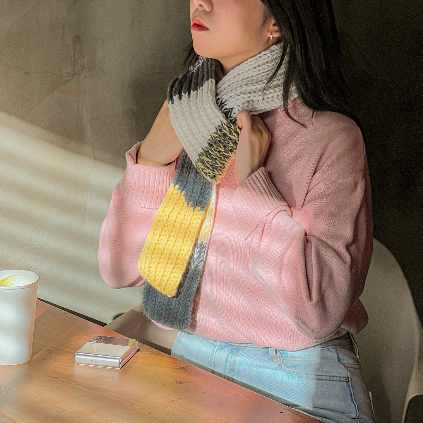 Happywool Mixnut Muffler | Pattern ONLY