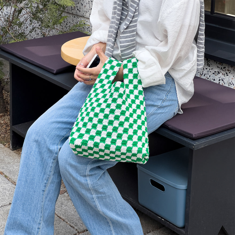 DIY Package | Any Cotton Check Tote Bag