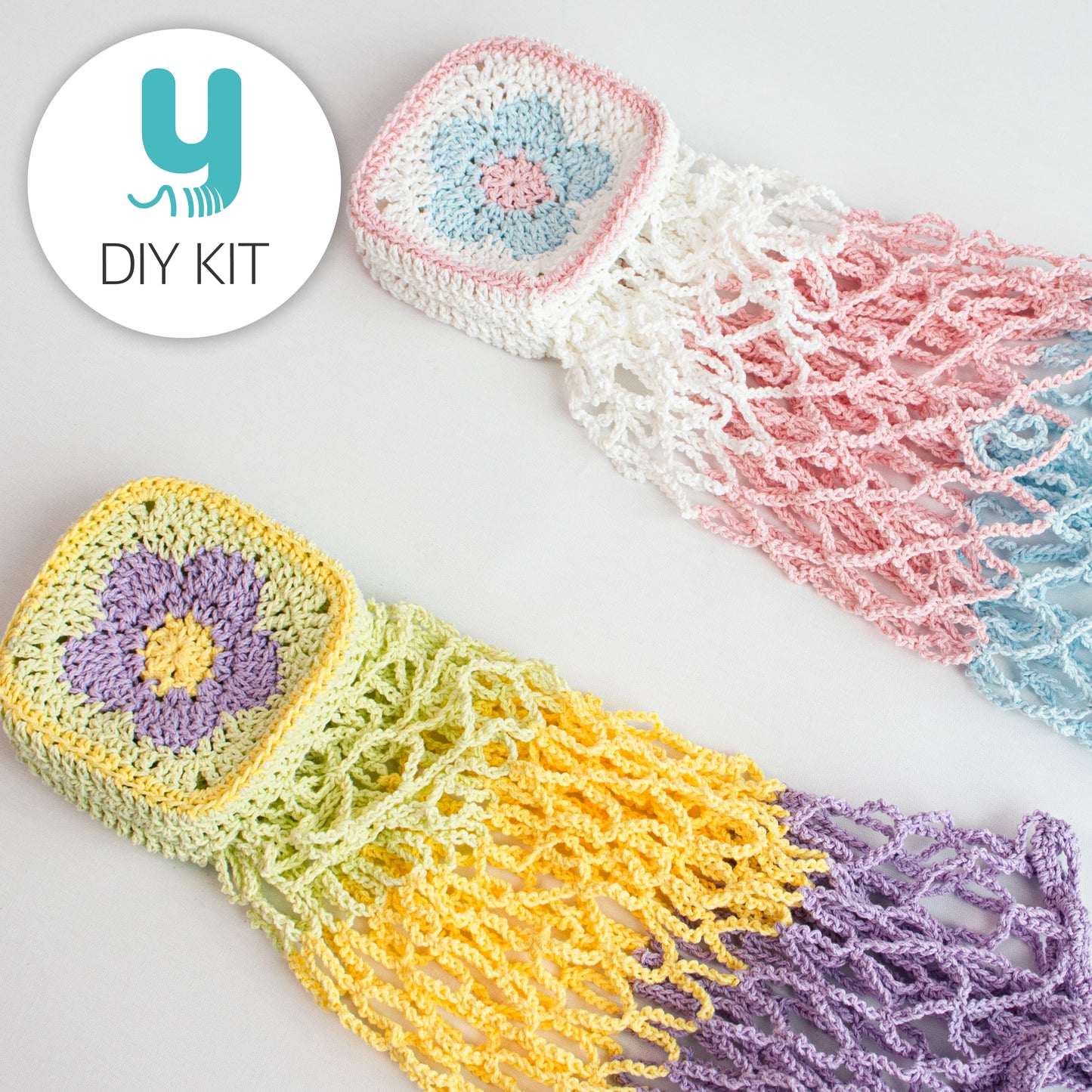DIY Package | Chablis Check Net Flower Pocket Bag