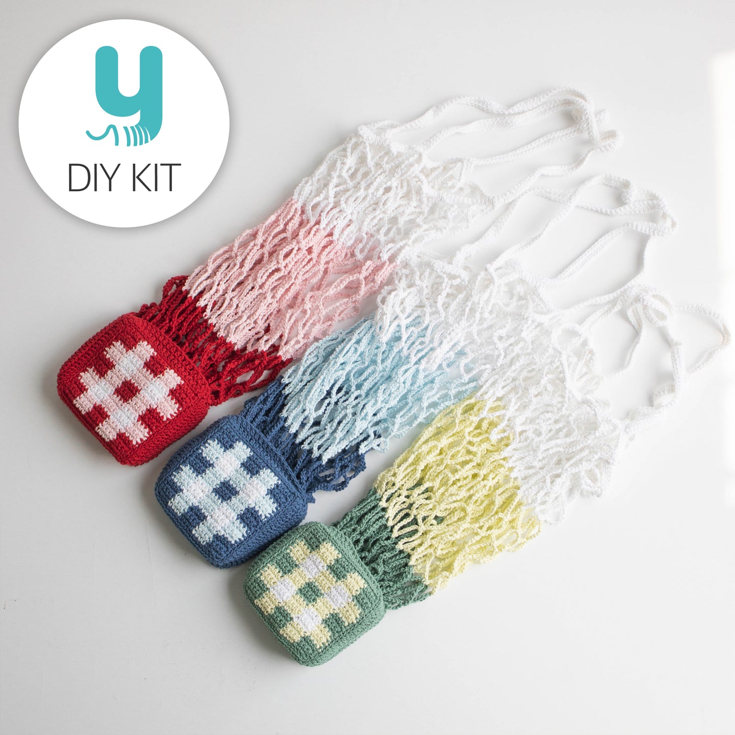 DIY パッケージ | シャブリチェック ネットポケットバッグ