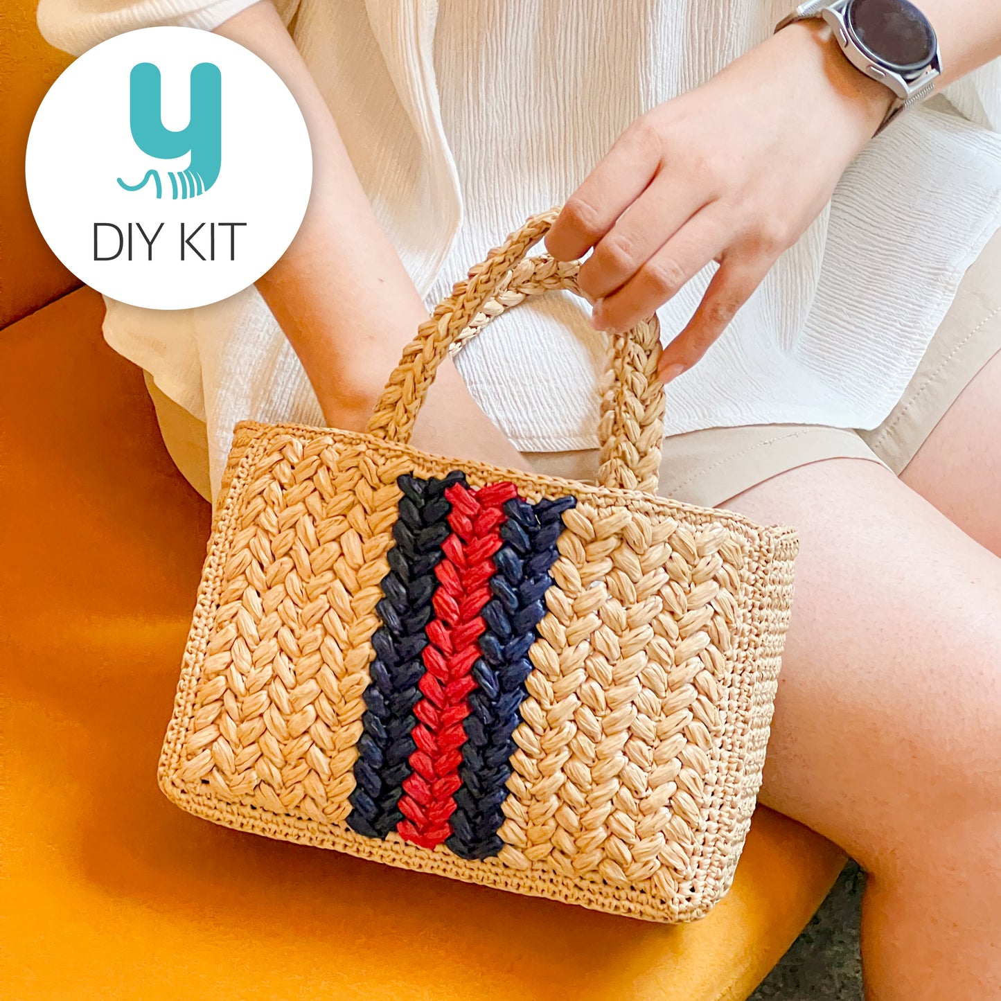DIY Package | Lattan Puff Mini Tote Bag