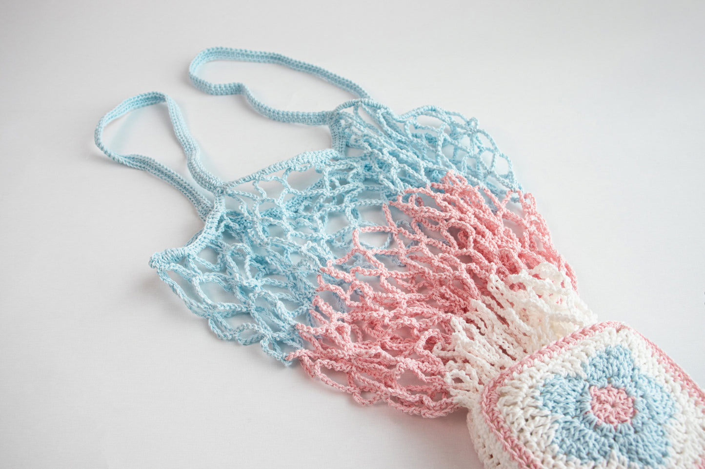 Chablis Check Net Flower Pocket Bag | Pattern ONLY