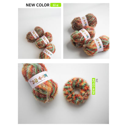 Scrubber Yarn Blingbling & Variegated Colors (80g)