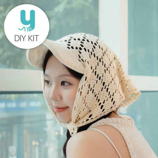 DIY Package | Cotton Cream Vinnie Scarf Hat