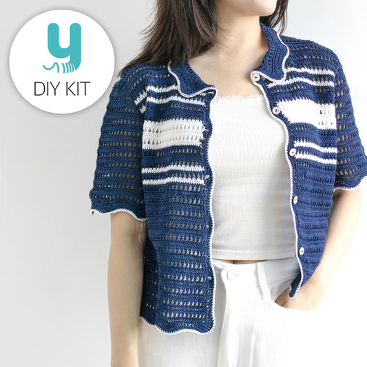 DIY Package | Giza Candy Wave Cardigan