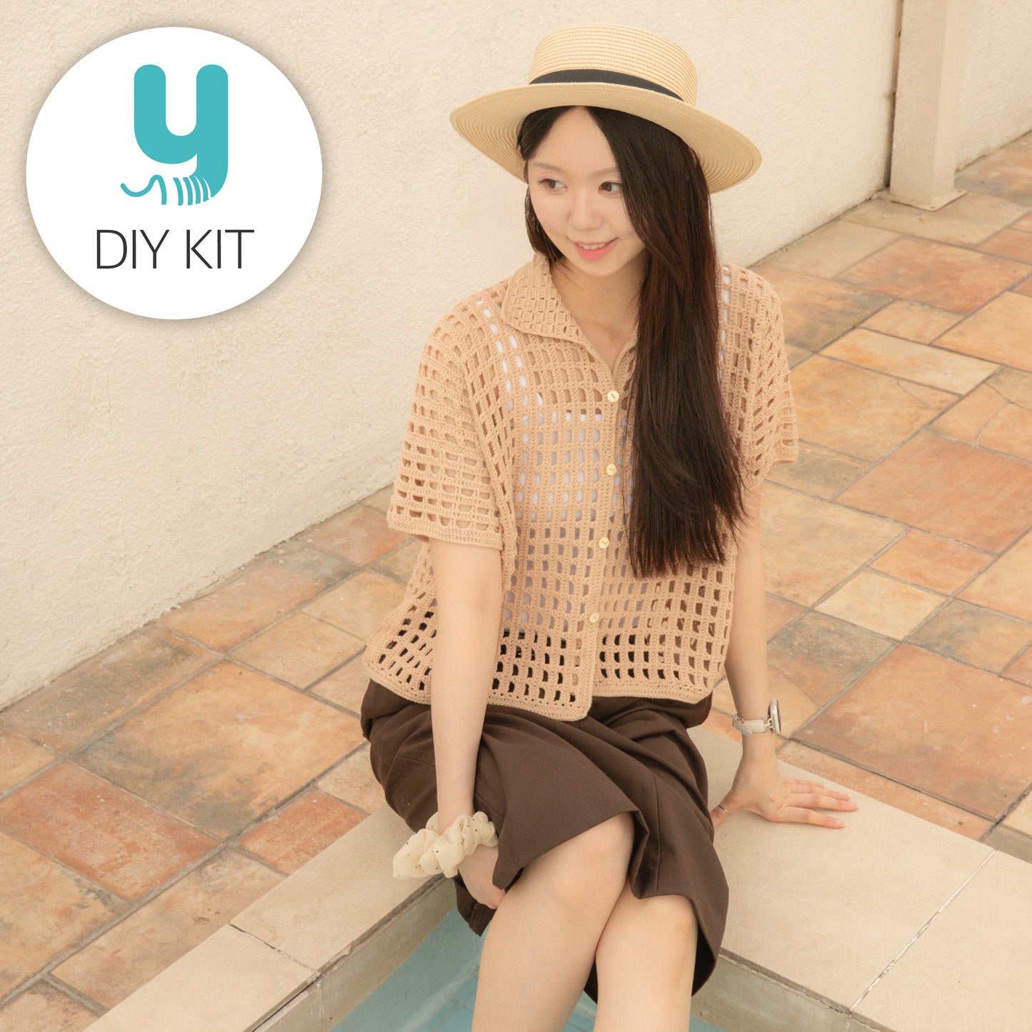 DIY パッケージ | シャブリチェック ネットポケットバッグ