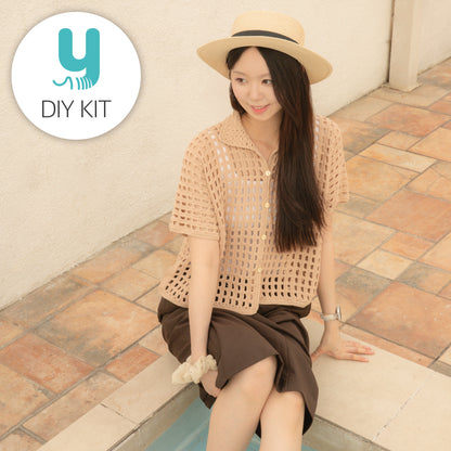 DIY パッケージ | シャブリチェック ネットポケットバッグ
