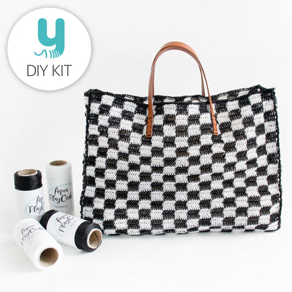 DIY Package | Aqua Play Code Checkerboard Summer Bag