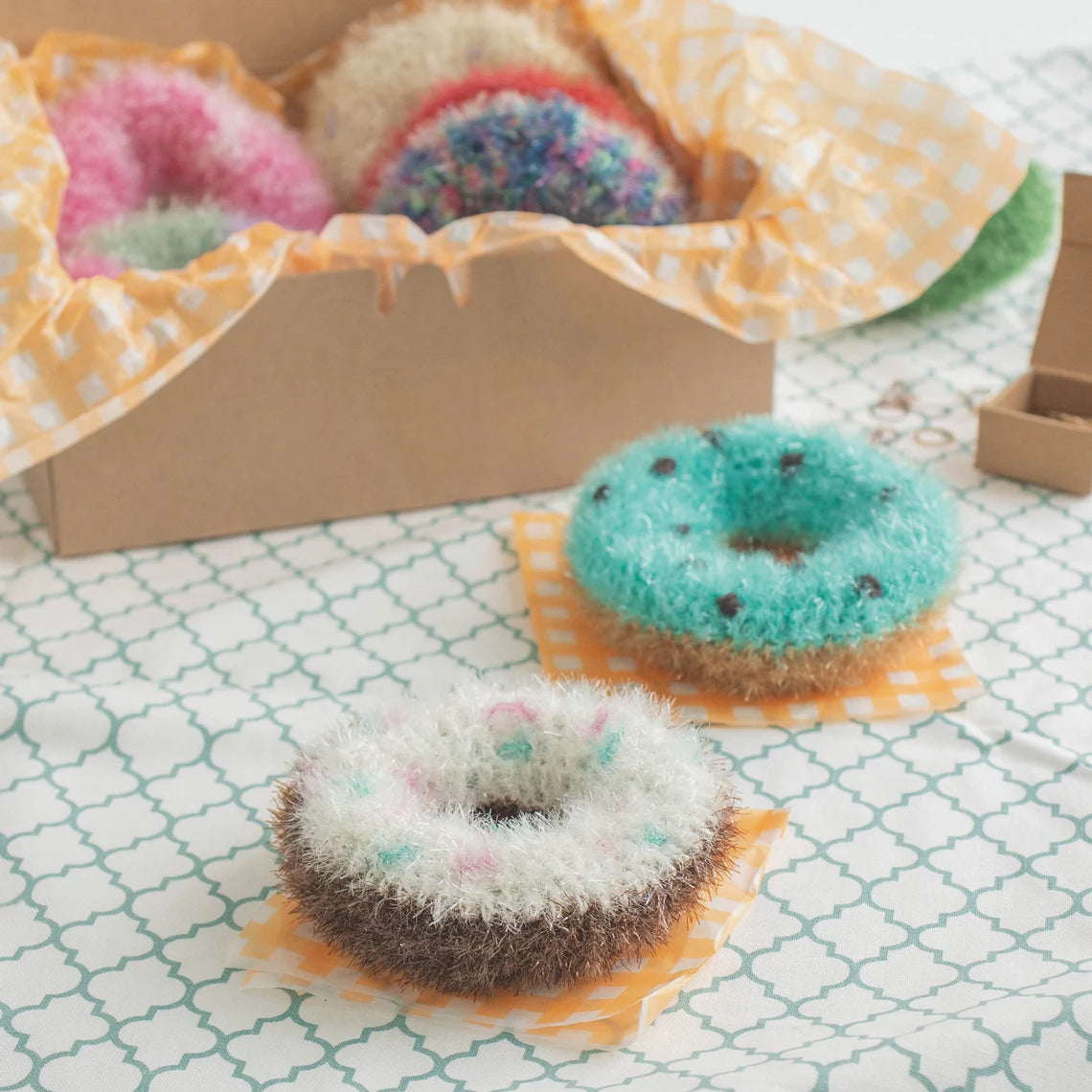 (Easy) Doughnuts Crochet Scrubber | Pattern ONLY