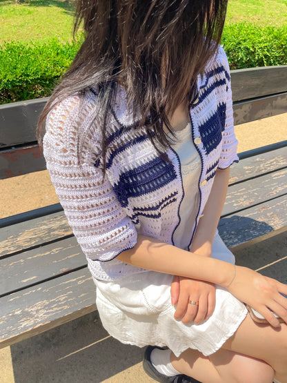 DIY Package | Giza Candy Wave Cardigan